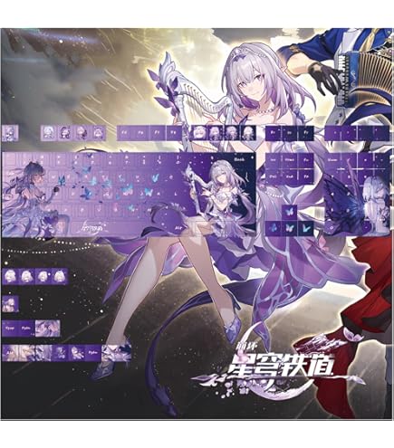 崩壊スターレイル カフカ メタニカルキーボード 108キー（赤軸）水晶紅酒軸 崩壊スターレイル カフカ メタニカルキーボード 108キー（赤軸