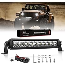 バーグ Amazon | LEDライトバー 10インチ 4WDKING スクリューレス 50W