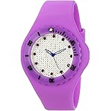 [女性用腕時計]TKO ORLOGI Women's TK596PR Beach Pave Lightweight Purple Rubber Watch[並行輸入品]
