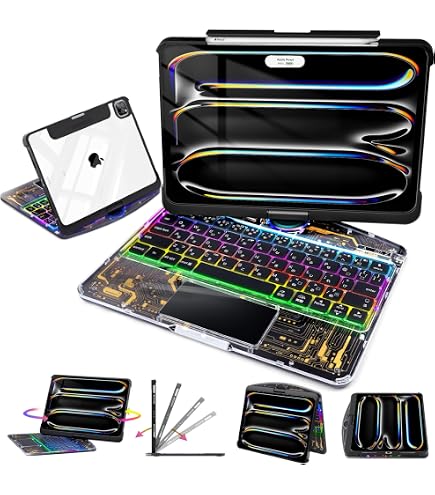 Amazon.co.jp: iFacemall ipad キーボード付きケース Pro 11インチ（M4