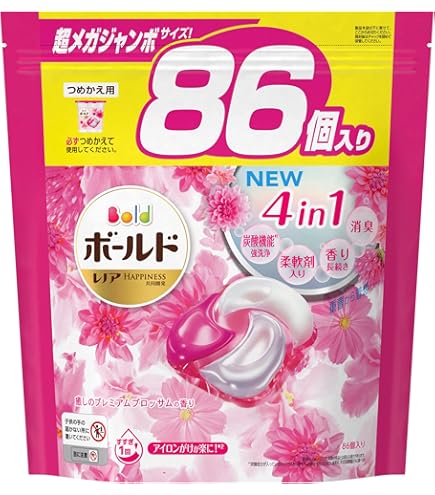 Amazon.co.jp: ボールド 洗濯洗剤 ジェルボール4D プレミアム