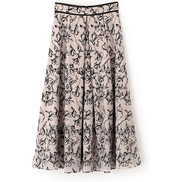 新品 NATURAL BEAUTY BASIC ロゼットリーフジャガードスカート NATURAL BEAUTY BASIC（ナチュラルビューティーベーシック）の