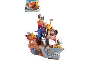 【Amazon.co.jp 限定】フィッシャープライス(fisher price)イマジネクスト シャーク船長と海賊船 【3~8才】 DHH61