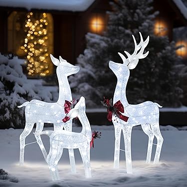 クリスマスイルミネーション　三点セット　野外用　サンタ　オーナメント　レア スーパーPayPay クリスマスツリーライト LED イルミネーション