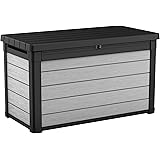 座れる収納庫 KETER Denali Deck Box 380L ケター デナリデッキボックス380L/ 物置 ストッカー ゴミ置き場