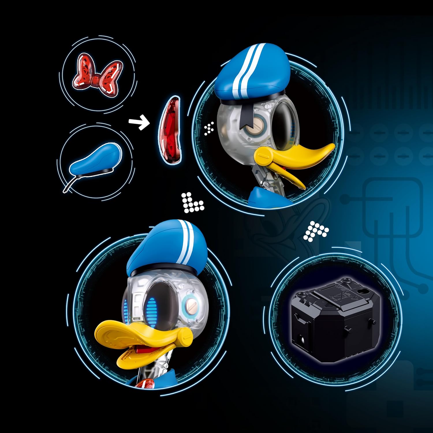 ミッキーマウス エアプレイン、マエストロ&ドナルドダックドラムビート3点セット マルカより注目プラモデル「ミッキーマウス3in1モデル」が8月25日発売