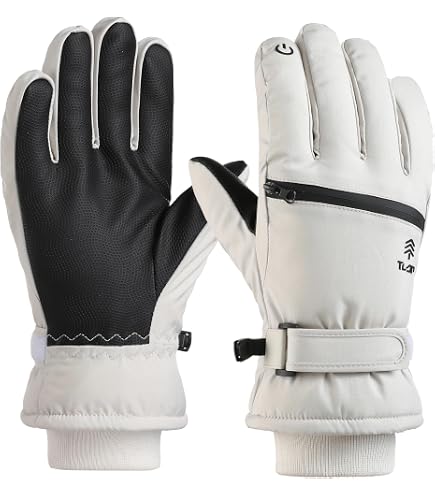 Amazon | [オガサカ] スキーグローブ メンズ GLOVE Z-GR/WHT WH M