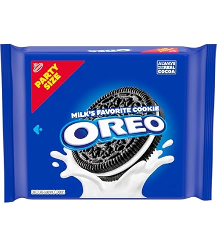 OREO Double Stuf Chocolate Sandwich Cookies, 1 Resealable Party