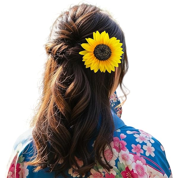 ひまわりリボン ベビーヘアクリップ ヘアピン ヘアゴム ヘアアクセサリー 髪飾り Amazon.co.jp: ベビー ヘアアクセサリー ヘアピン ヘアクリップ