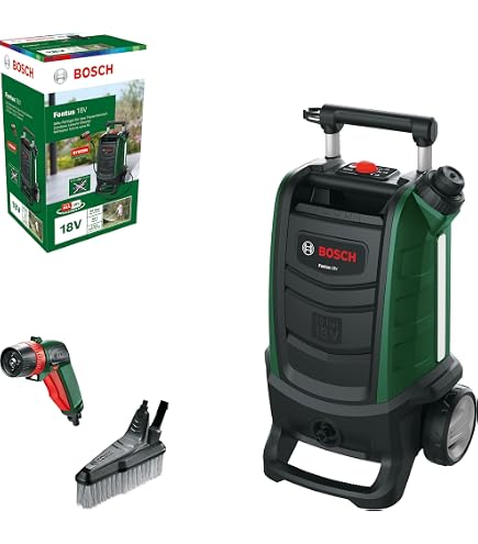 Bosch 06008A7F70 EasyAquatak 110 High Pressure Washer, Green, 37.5