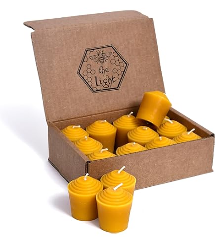thumbnail image 2 of Beeswax Taper Candles 100% Pure - All-Natural Handmade Decorative & Dipped Smokeless Unscented Candles For Christmas, Advent, And Hanukkah, Earthen Green, 8.5 Inches, 24 Candle Set, By BeeTheLight Handmade Dipped Taper Candles 2 of 10