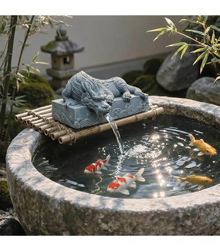 Amazon.co.jp: 竹の水スプレーセット 竹の水スプレー 日本庭園 滝 屋外
