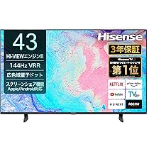 Amazon.co.jp: 【Amazon.co.jp限定】ハイセンス【3年保証】43V型 43E7N