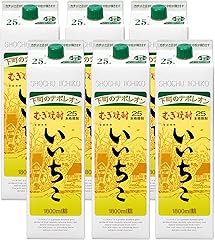 いいちこパック 25度 [ 焼酎 大分県 1800ml×6本 ]