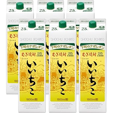 シュリンク付 未開栓 4本セット いいちこ 1800ml いいちこパック20度 1800ml | 商品を探す | 三和酒類株式会社