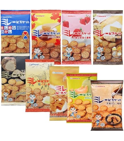 Amazon.co.jp: のむら 訳ありミレービスケット (220g×4袋) : 食品