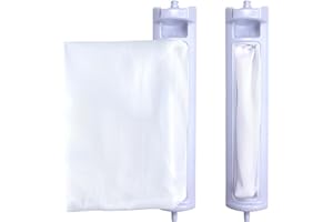 【2個/4個セット・互換品】シャープ 洗濯機用 糸くずフィルター ES-LP1 / ES-LP2 対応 糸くずネット クズ取りフィルター ゴミ取り ホコリ取り 交換用 洗濯機フィルター (2個セット) - 1