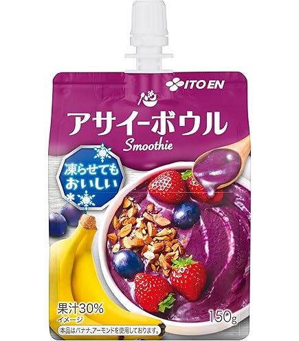 Amazon.co.jp: 伊藤園 アサイーボウル Smoothie 240ml 紙パック×36本