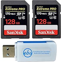 Amazon | SanDisk 128GB (Two Pack) Extreme Pro Memory Card (SDSDXXG  