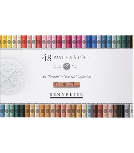 セヌリエ　ソフトパステル　40色 ポートレート　ハーフサイズ Amazon.co.jp: Sennelier 40 Half Pastel Portrait Boxed Set by