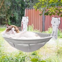 Amazon.co.jp: GUUSII HOME 猫窓ベッド ねこベッド 猫ハンモック