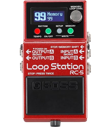 Boss RC-10R Rhythm Loop Station Pedal : Amazon.sg: Musical Instruments