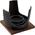 池永鉄工 おもてなしグルメ あったかコンロ コンロ:φ13×H9cm、敷板:12×12×H1cm