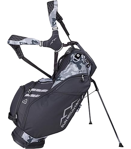 Amazon | Sun Mountain 2024 レザーゴルフスタンドバッグ ブラック