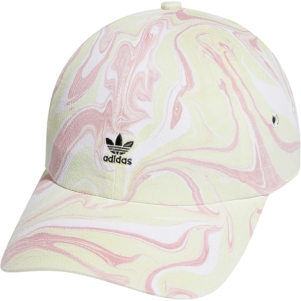 adidas Golf 3 Stripe Heart Hat, White 