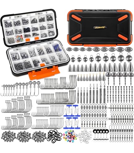 Kit Da Pesca Completo 482 Pezzi – Accessori, Esche, Zaino E Scatola Porta Esca Per Acqua Dolce E Salata - 4