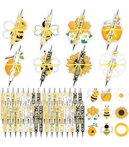 10pcs Bee Pens Inspirational Gel Pens Bulk, Motivational - View #10