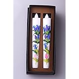 花ろうそく 2本入(12cm) りんどう