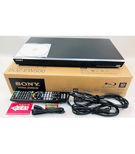 Amazon | SONY 500GB 2チューナー ブルーレイレコーダー BDZ
