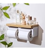 Amazon | TOTO 二連紙巻器 棚付き(木質) 樹脂製 ホワイト YH601FM#NW1