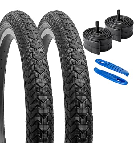 Amazon | YunSCM 2本セット,20 2.125 タイヤ 超耐久,20x2.125 57-406