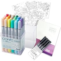 Amazon | コピック(COPIC) Too コピック チャオ スタートボックス 24色
