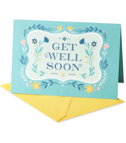 Papyrus Tarjeta Get Well Soon (remedios Saludables) | Meses sin interés