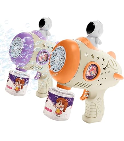 Amazon.co.jp: 42穴バズーカガトリングバブルガン大型ハンドヘルド電動