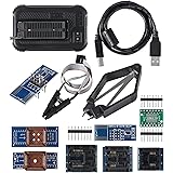 T48 TL866-3G プログラマー サポート 31000+ ICS対応 EPROM/MCU/SPI/Nor/NANDフラッシュ/EMMC/ICテスター/ TL866CS TL866II Plus 交換用 9つのアダプター付き (T48 プログラマ