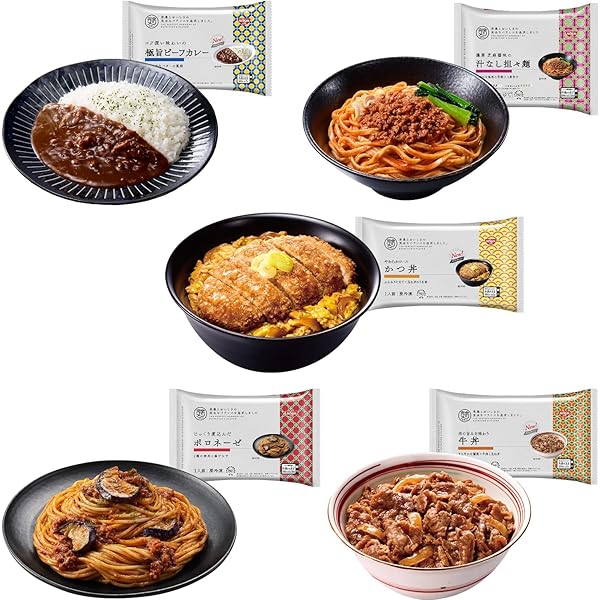 Amazon.co.jp: 冷凍 完全メシ DELI 日清食品 旨辛ビビンバ 5食セット