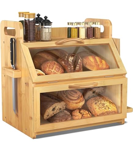 木製ブレッドボックス 楽天市場】木製 ブレッドケース 幅33 奥行27.5 高さ17cm 収納