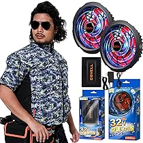 COVELL 空調冷服 ファン付き2025新登場 24V超高出力 9/10迄 COVELL 【公式直営店・8色展開】 空調冷風服 2025年最新 32V超高