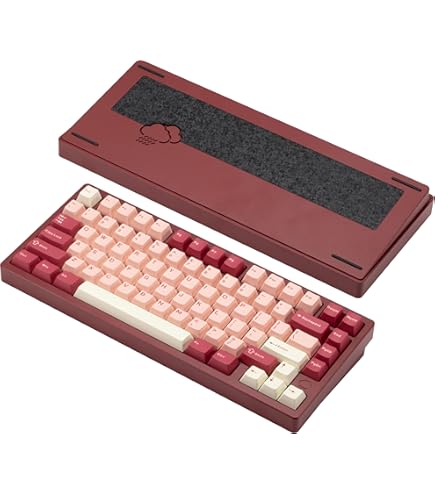 WOBKEY crush80 メカニカルキーボード 黒赤 Amazon | WOBKEY Crush80 メカニカルキーボード 3WAY接続 無線