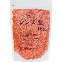 Amazon.co.jp: 自然健康社 レンズ豆 ブラウン 1kg 乾燥 レンティル豆