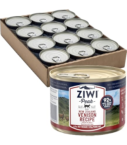 Amazon.co.jp: ジウィピーク (ZIWI Peak) 缶詰 ベニソン (猫用) 85g×24