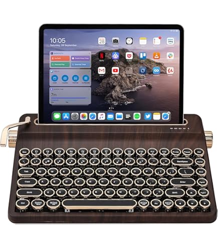 Amazon.co.jp: タイプライター型 レトロ メカニカルキーボード