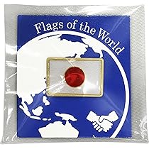 Amazon | 世界の国旗 ピンバッジ Sサイズ 8×12mm:イギリス | バッジ
