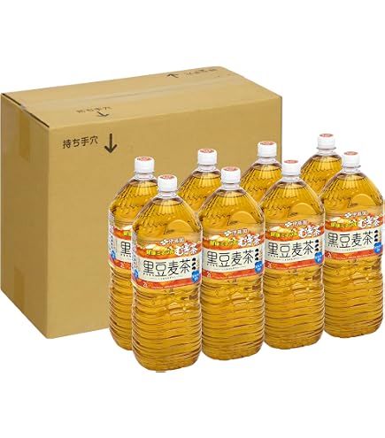 Amazon.co.jp: 伊藤園 健康ミネラルむぎ茶 黒豆麦茶 2L×6本 ペット