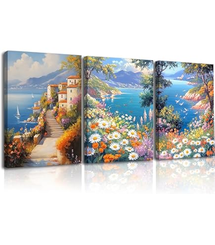 Amazon.co.jp: 絵画 アートパネル 5枚セット大きいサイズキャンバス