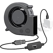 Amazon.co.jp: GDSTIME シロッコファン、97mm x 33mm 5V DC USB